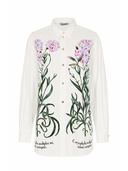 Camicia in cotone con stampa Herbarium ALBERTA FERRETTI | U0235 16541888